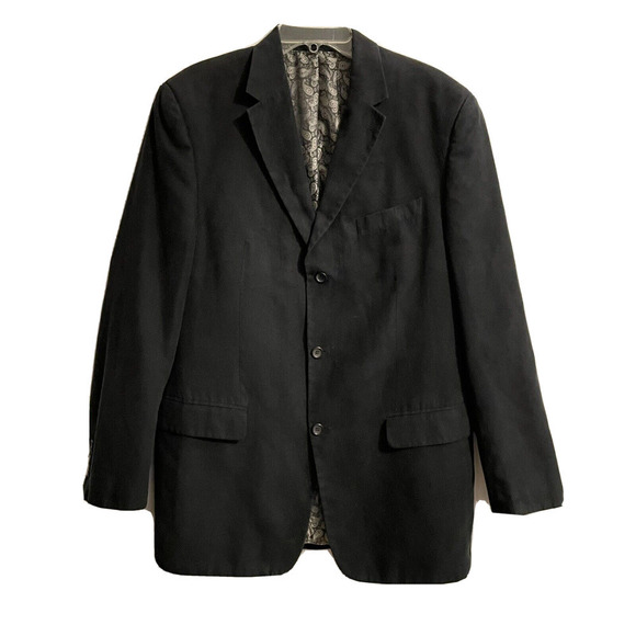 Claudio Morelli 42 Tall Sports Coat Jacket Blazer Navy Blue Men Classic … - Picture 1 of 10